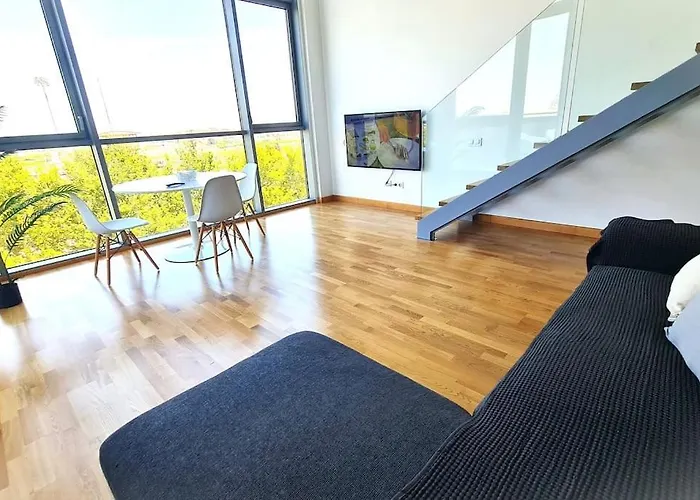 E-arenas With Terrace In Edificio Arenas Lägenhet *